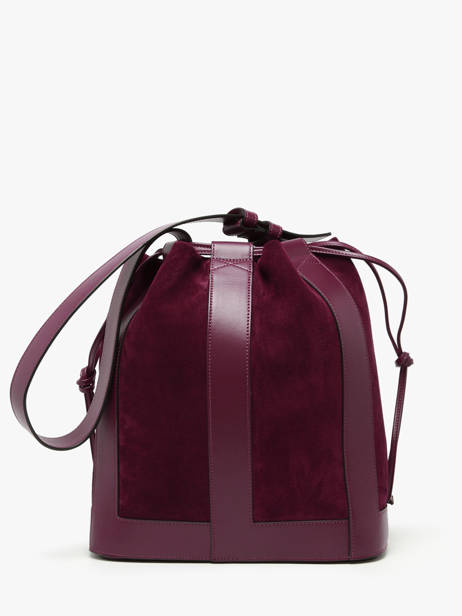 Bucket Bag M Elles Leder Lancel Violet elles A13360 ander zicht 4